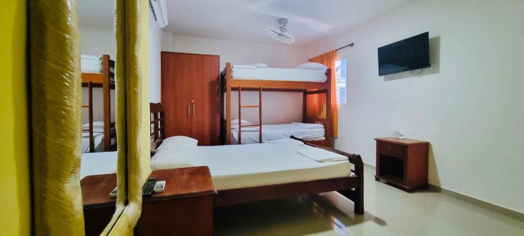 Hostel Green Light Taganga Bagian luar foto